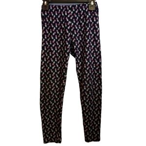 Crown & Ivy Girls Pineapple Leggings Size Medium